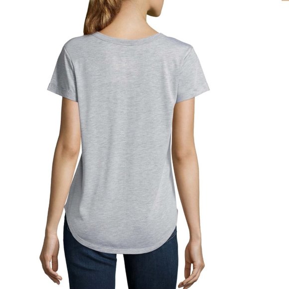 AC/DC High Voltage 1975 Logo metal rock Girls V-neck Official T-Shirt M NWT - Picture 3 of 3